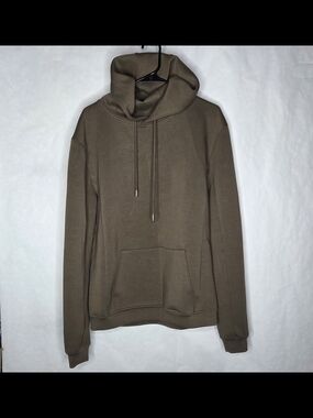 Men's Olive Brown Pullover Hoodie